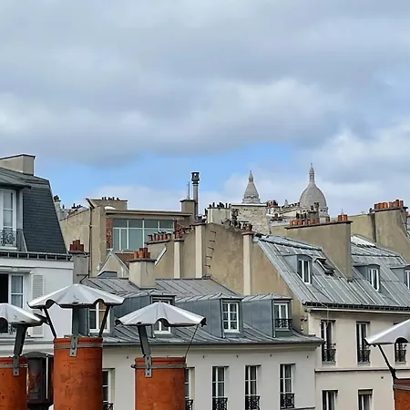 Moderne A Pres Du Sacre Coeur 45 M² + Internet Paris